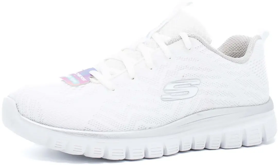 Skechers Graceful Get Connected Sportschoenen - Wit - afbeelding 3 van 6