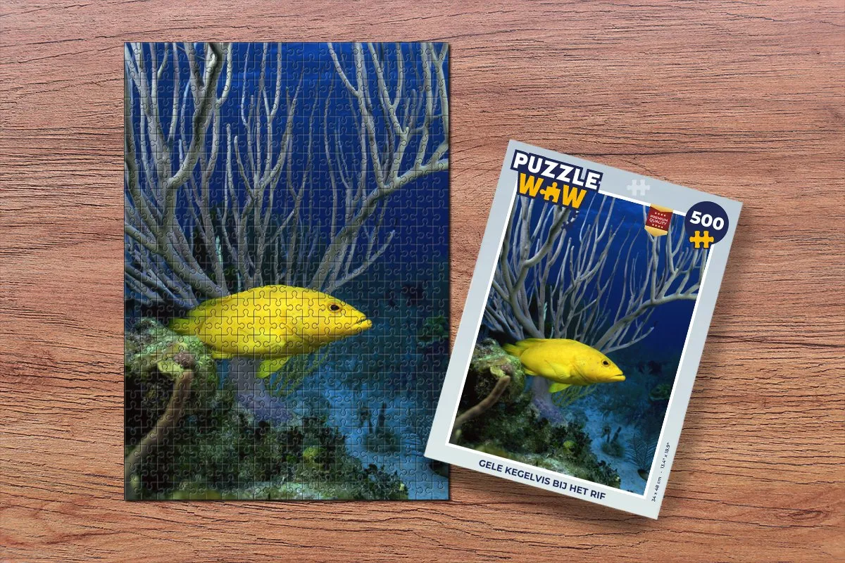 PuzzleWow Vis Puzzel 500 Stuks - Multicolor