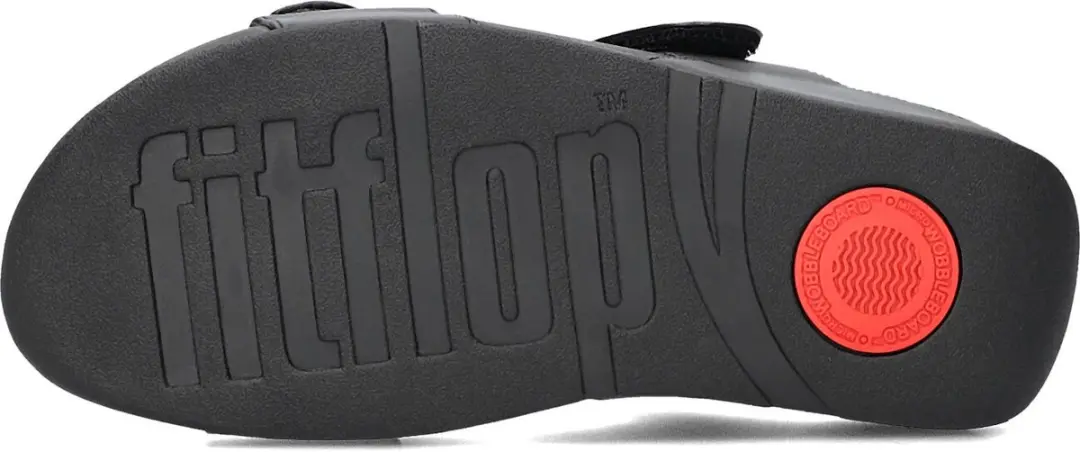 FitFlop Lulu Adjustable Slides - Zwart - afbeelding 6 van 6