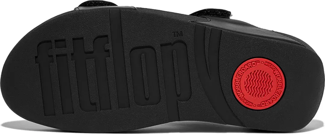 FitFlop Lulu Adjustable Slides - Zwart - afbeelding 4 van 6