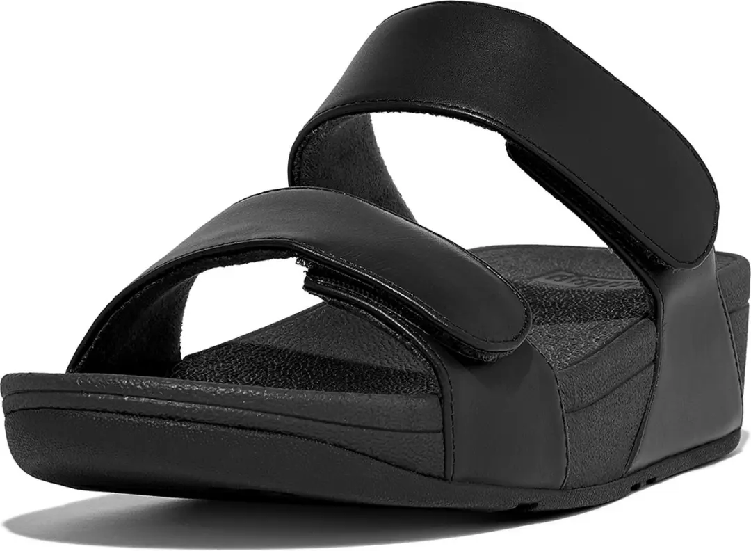 FitFlop Lulu Adjustable Slides - Zwart - afbeelding 3 van 6