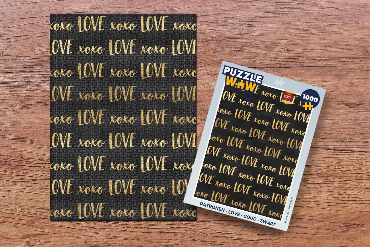 PuzzleWow Love Legpuzzel 1000 Stuks - Multicolor