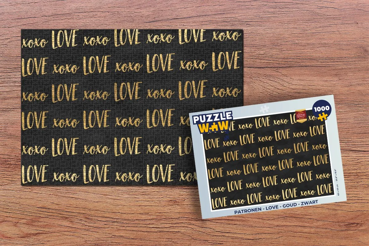PuzzleWow Love Legpuzzel 1000 Stuks - Multicolor