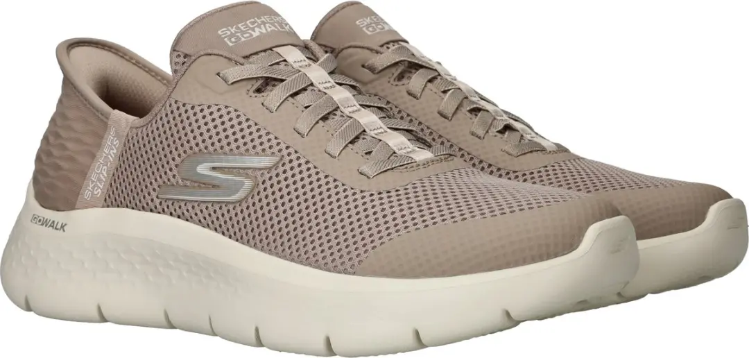 Skechers Ins Go Walk Flex Unisex Sneakers 131202 - Taupe - afbeelding 3 van 6