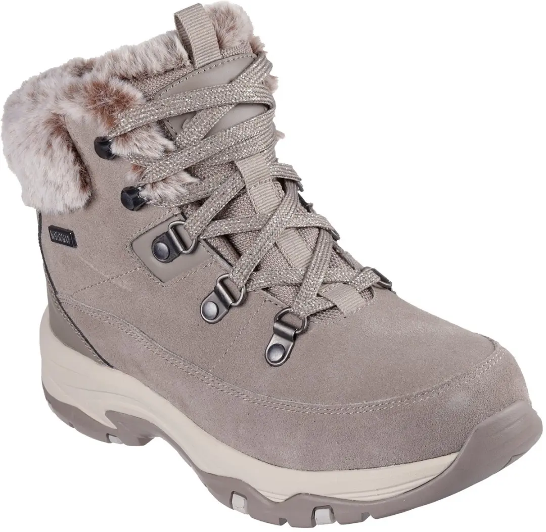 SKECHERS TREGO SNOW WORRIES, 167882-MUSH, Female, Beige Skechers Trego Snow Worr