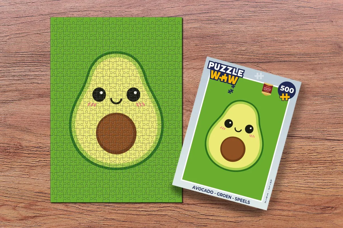 PuzzleWow Avocado Groen Legpuzzel 500 Stuks - MPN 8721406859376