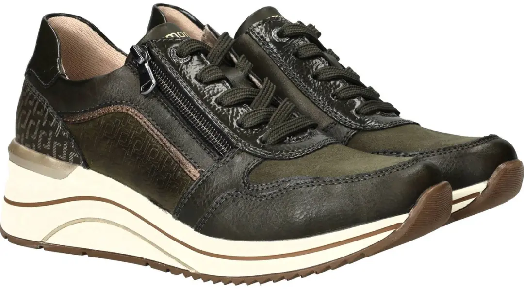 Remonte Dames Sneakers - Groen - Maat 41 - afbeelding 2 van 6