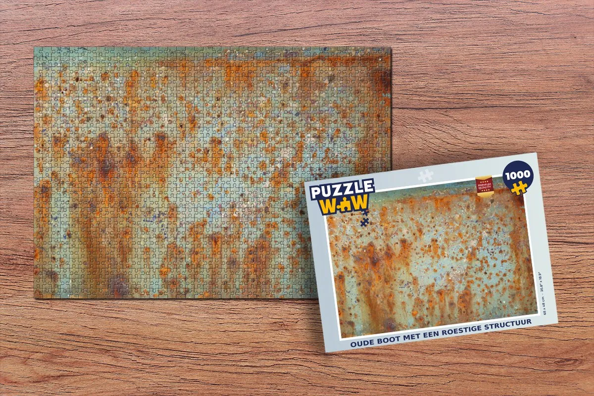 PuzzleWow Legpuzzel Oude Boot 1000 Stuks - Multicolor