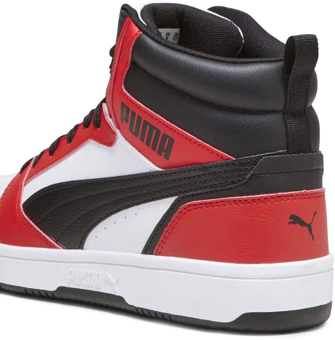 PUMA Rebound v6 Sneakers 392326-04 - Wit/Zwart/Rood - afbeelding 5 van 6