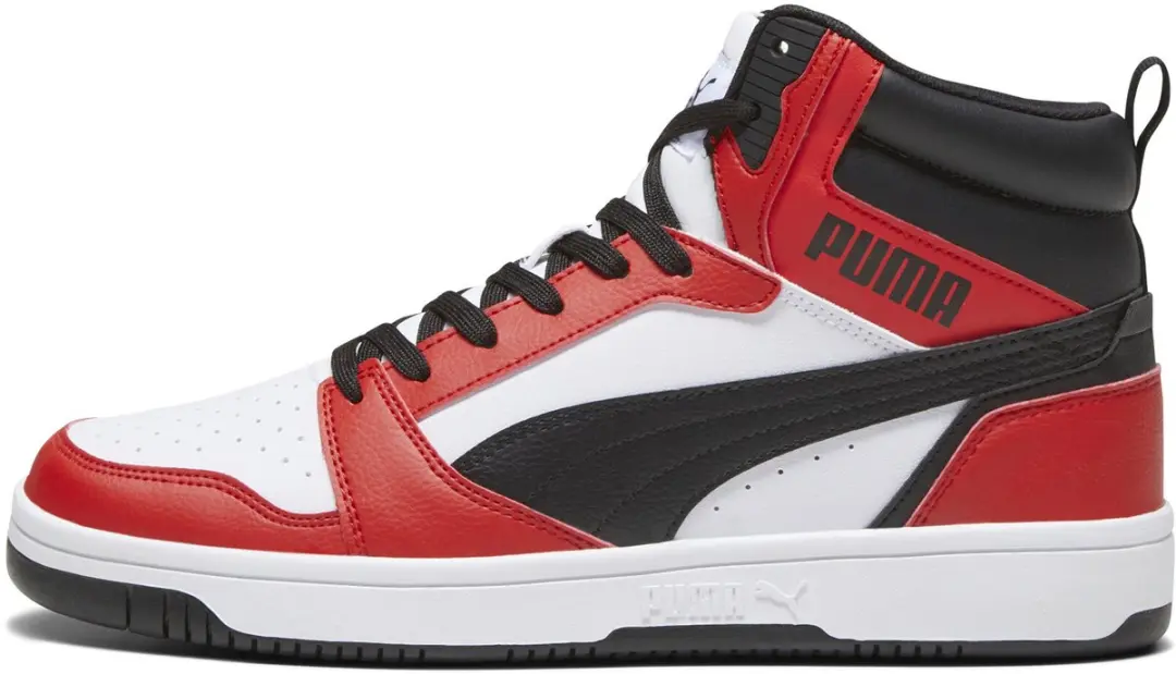 PUMA Rebound v6 Sneakers 392326-04 - Wit/Zwart/Rood - afbeelding 6 van 6
