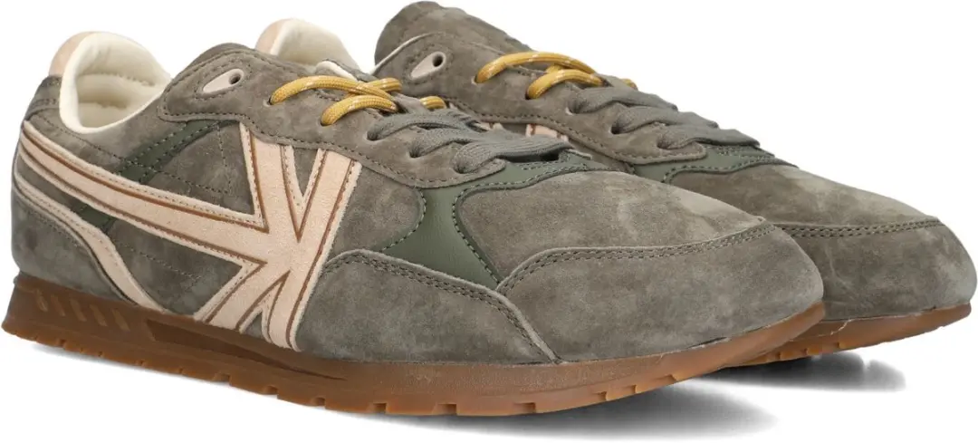 Kaotiko Seattle Sneakers Heren - Maat 42 - Khaki - afbeelding 2 van 6