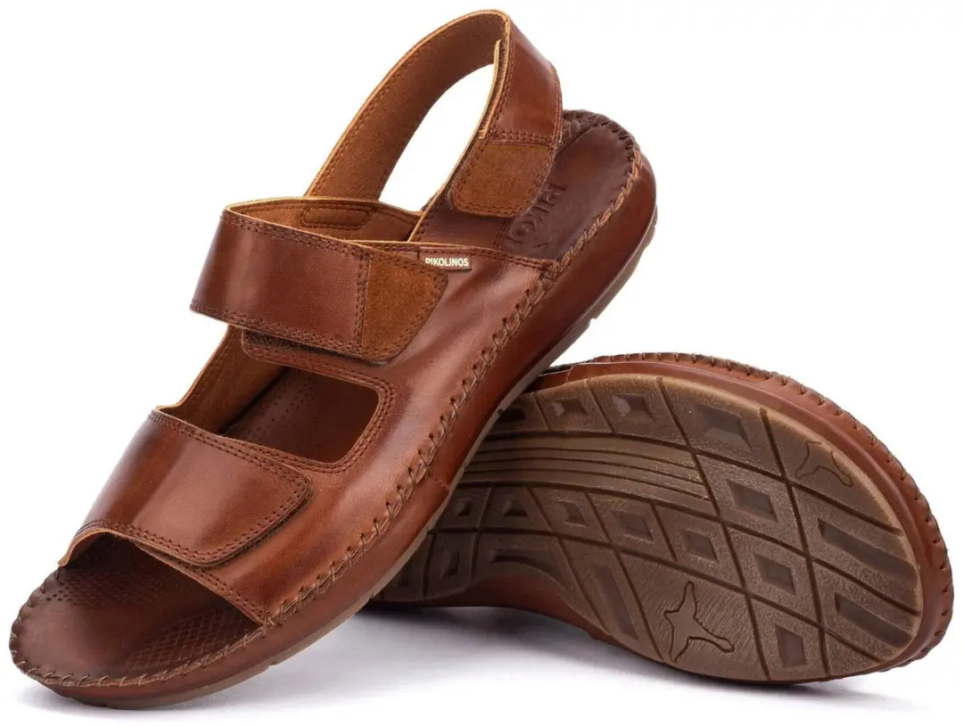 Pikolinos Tarifa Bruine Leren Sandalen 44