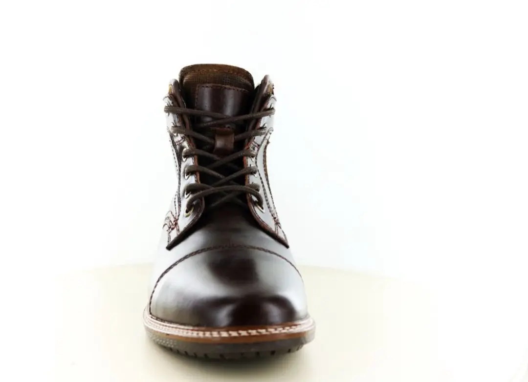 PS Poelman JONI Heren Veterschoenen Donkerbruin - 44 - afbeelding 6 van 6