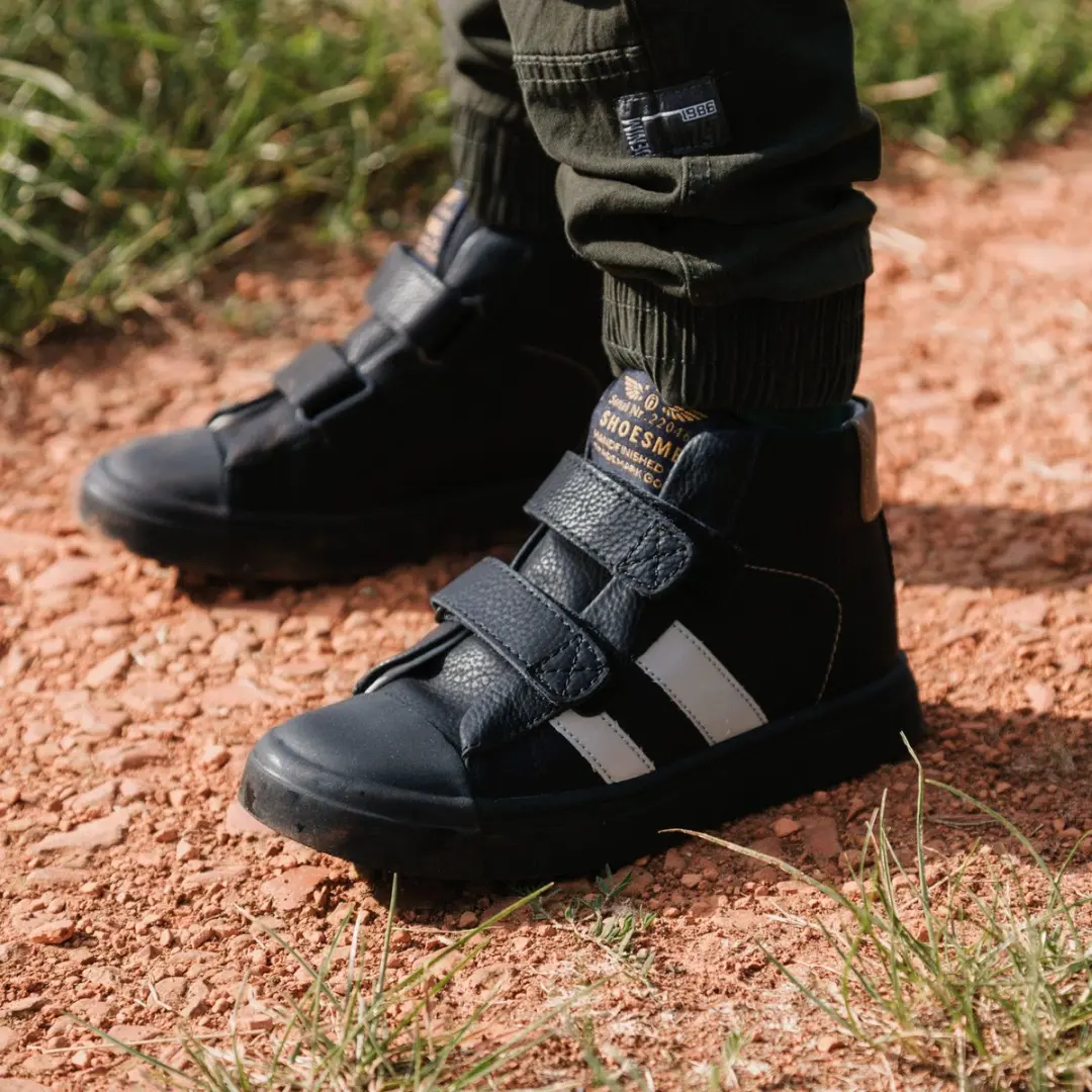 Shoesme Klittenbandschoenen Jongens Sneakers 23 - Black - afbeelding 4 van 6