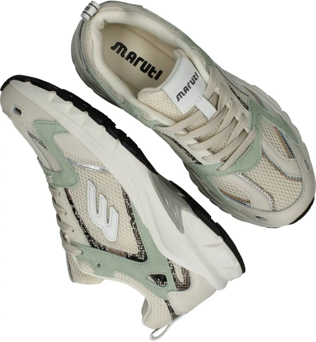 Maruti Nima Dames Sneakers - Beige - Maat 37 - afbeelding 6 van 6
