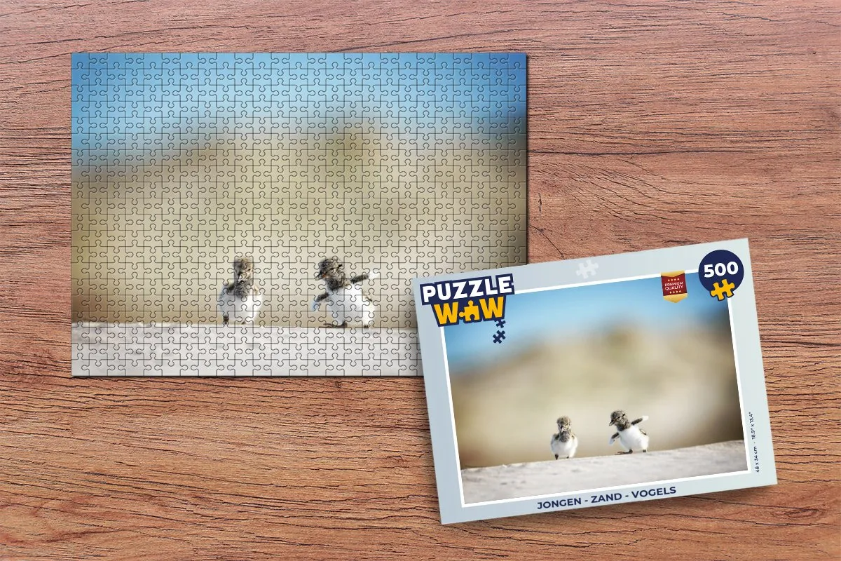 PuzzleWow Vogels Legpuzzel 500 Stuks - Multicolor