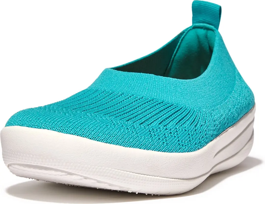 FitFlop FitFlop Uberknit Slip-On Ballerina BLAUW