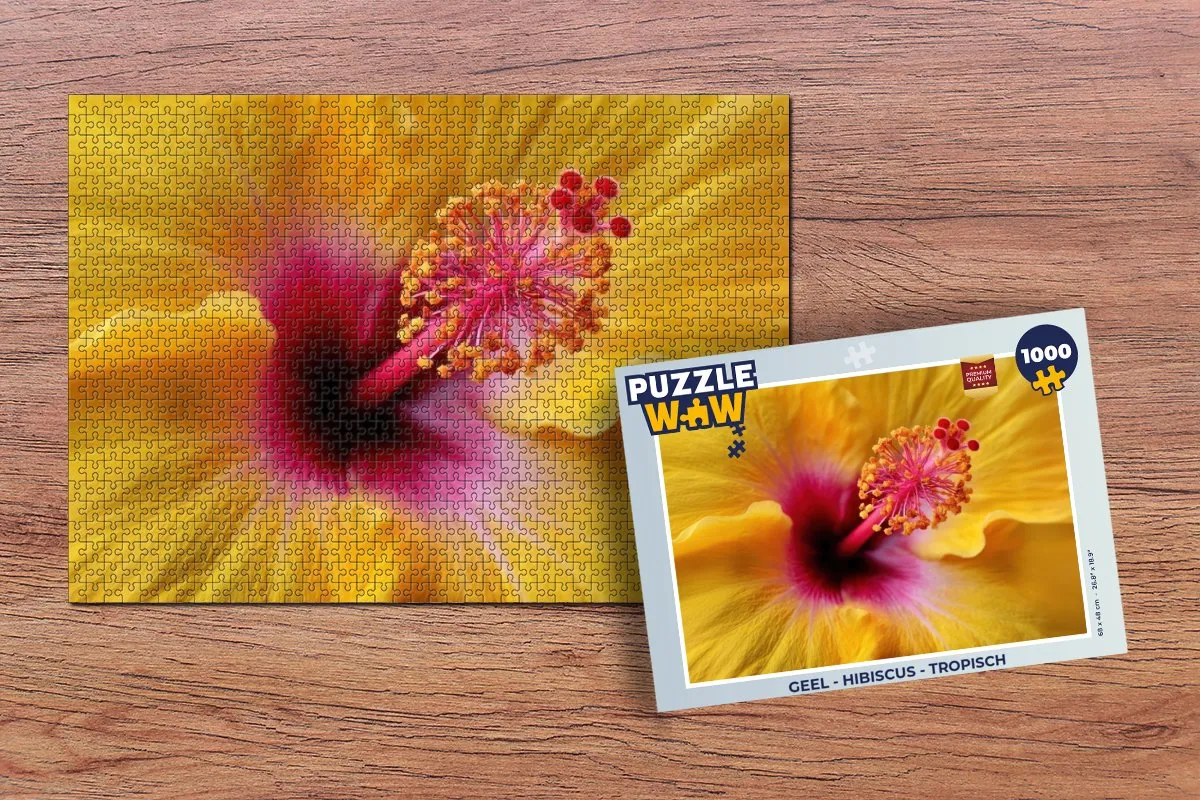 PuzzleWow Legpuzzel Hibiscus 1000 Stuks