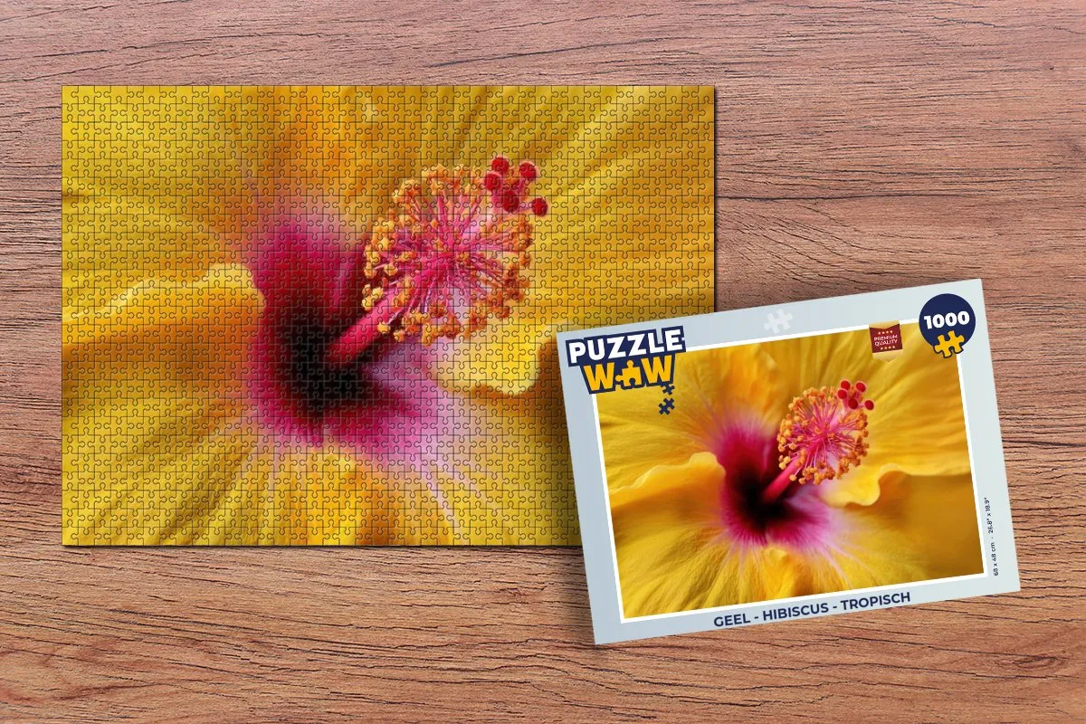 PuzzleWow Legpuzzel Hibiscus 1000 Stuks