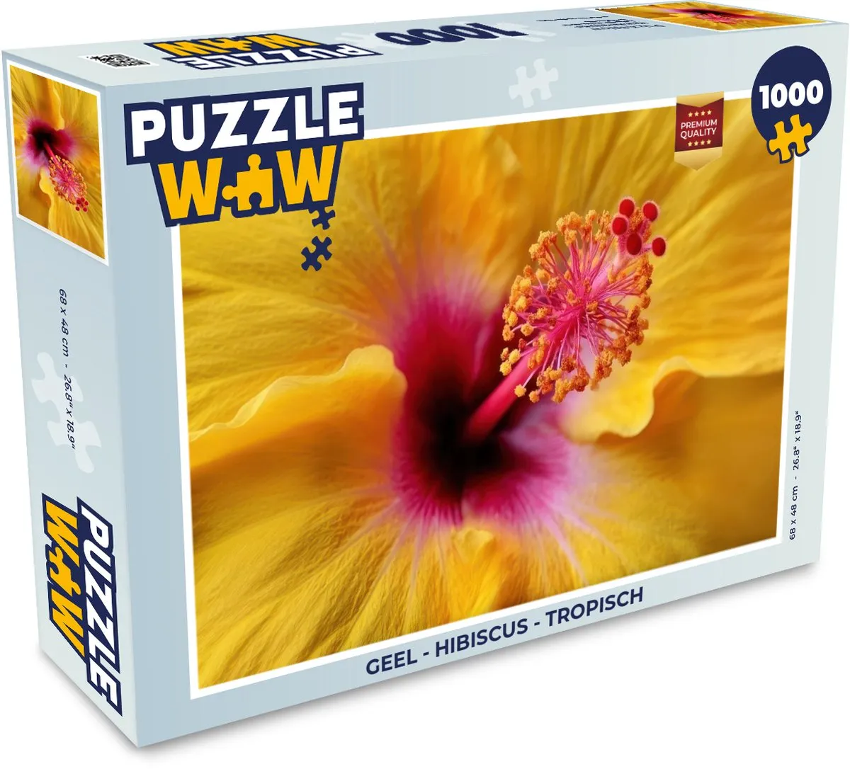 PuzzleWow Legpuzzel Hibiscus 1000 Stuks