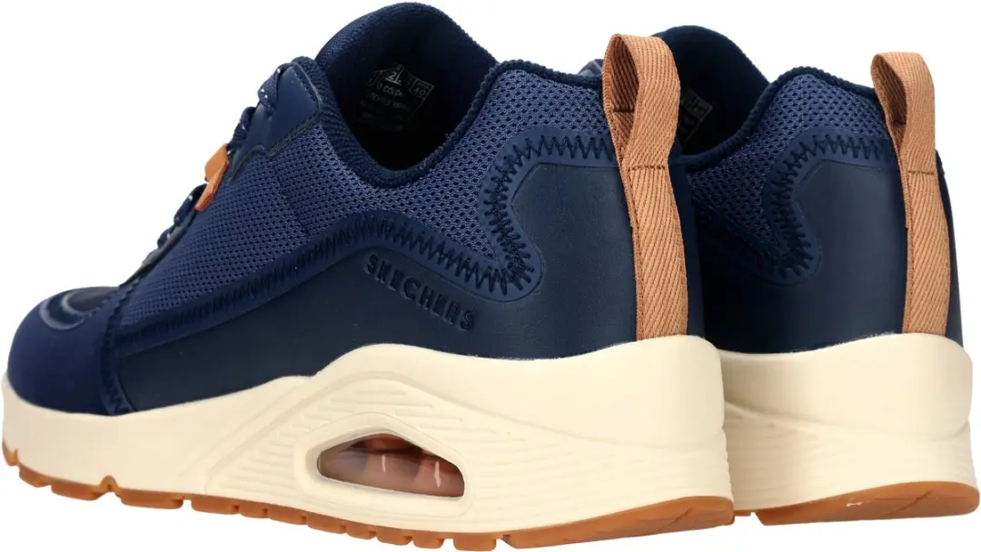 Skechers Uno Layover Heren Sneakers - Navy - afbeelding 6 van 6