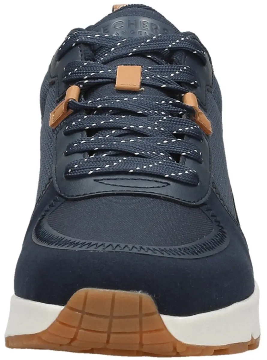 Skechers Uno Layover Heren Sneakers - Navy - afbeelding 2 van 6
