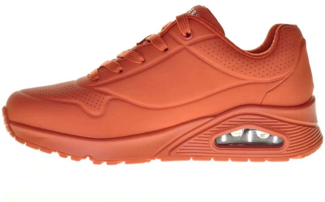 Skechers Uno-Stand on Air Dames Sneakers - 36 - Oranje - afbeelding 4 van 6