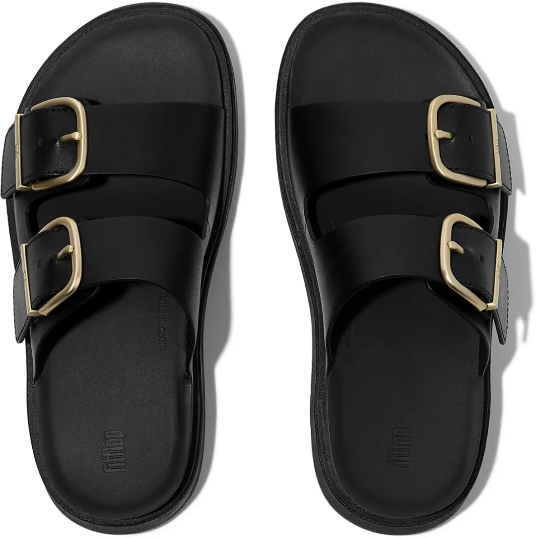 FitFlop Gen-FF Buckle Leather Slides - Maat 36 - afbeelding 4 van 6