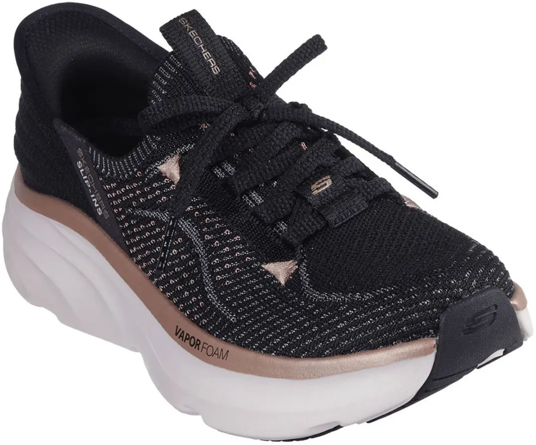 Skechers Slip-Ins D'lux Vapor 150584-BKRG Sneakers - Zwart - afbeelding 2 van 6