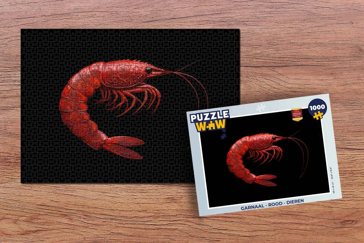 PuzzleWow Garnaal Legpuzzel 1000 Stuks