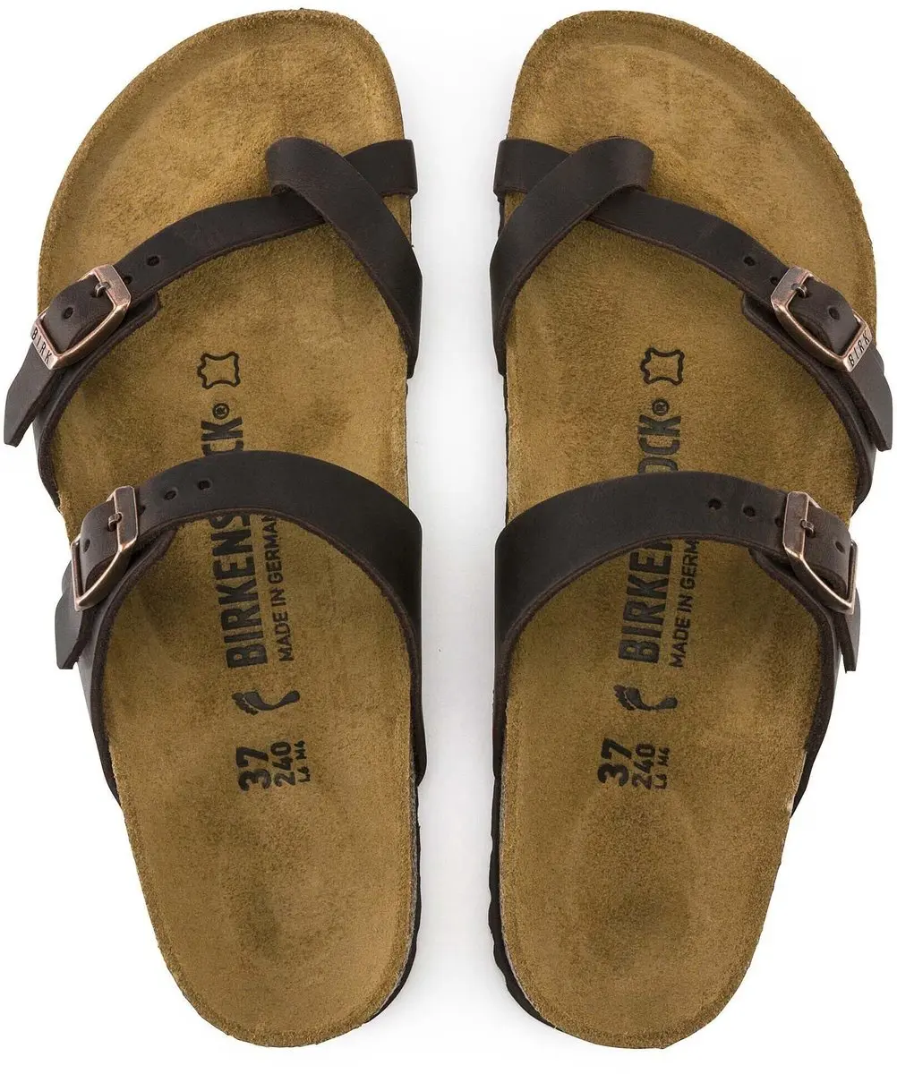 Birkenstock Slippers Mayari, Geolied Leer