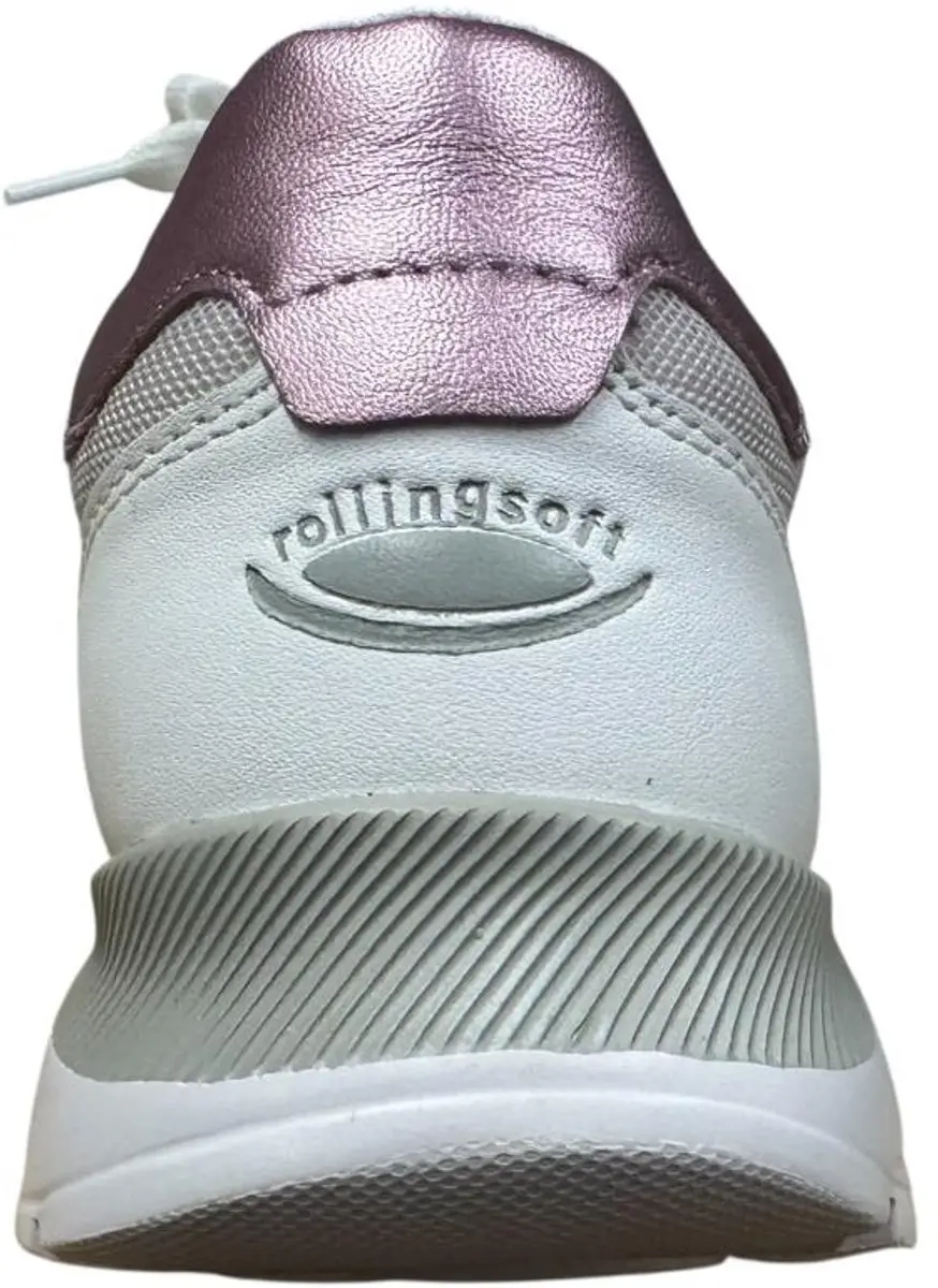 Gabor Dames Sneakers Rolling Soft 66.925.53 - Zilver - Maat 37.5 - afbeelding 5 van 6