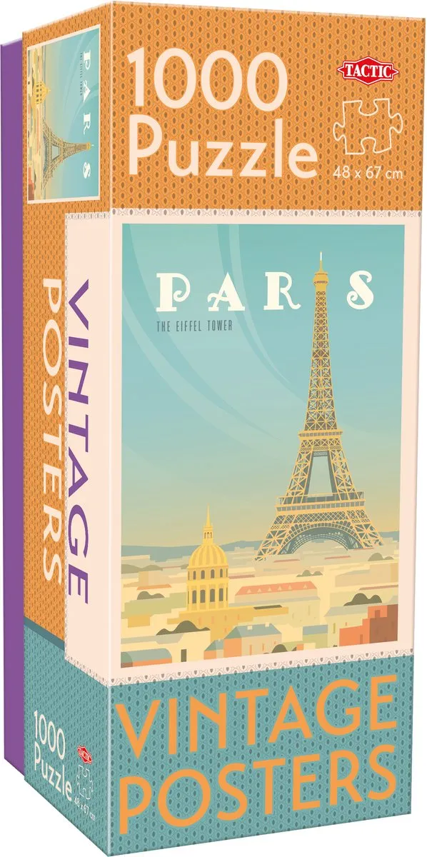 Tactic Vintage Paris Puzzel 1000 Stuks - Paris