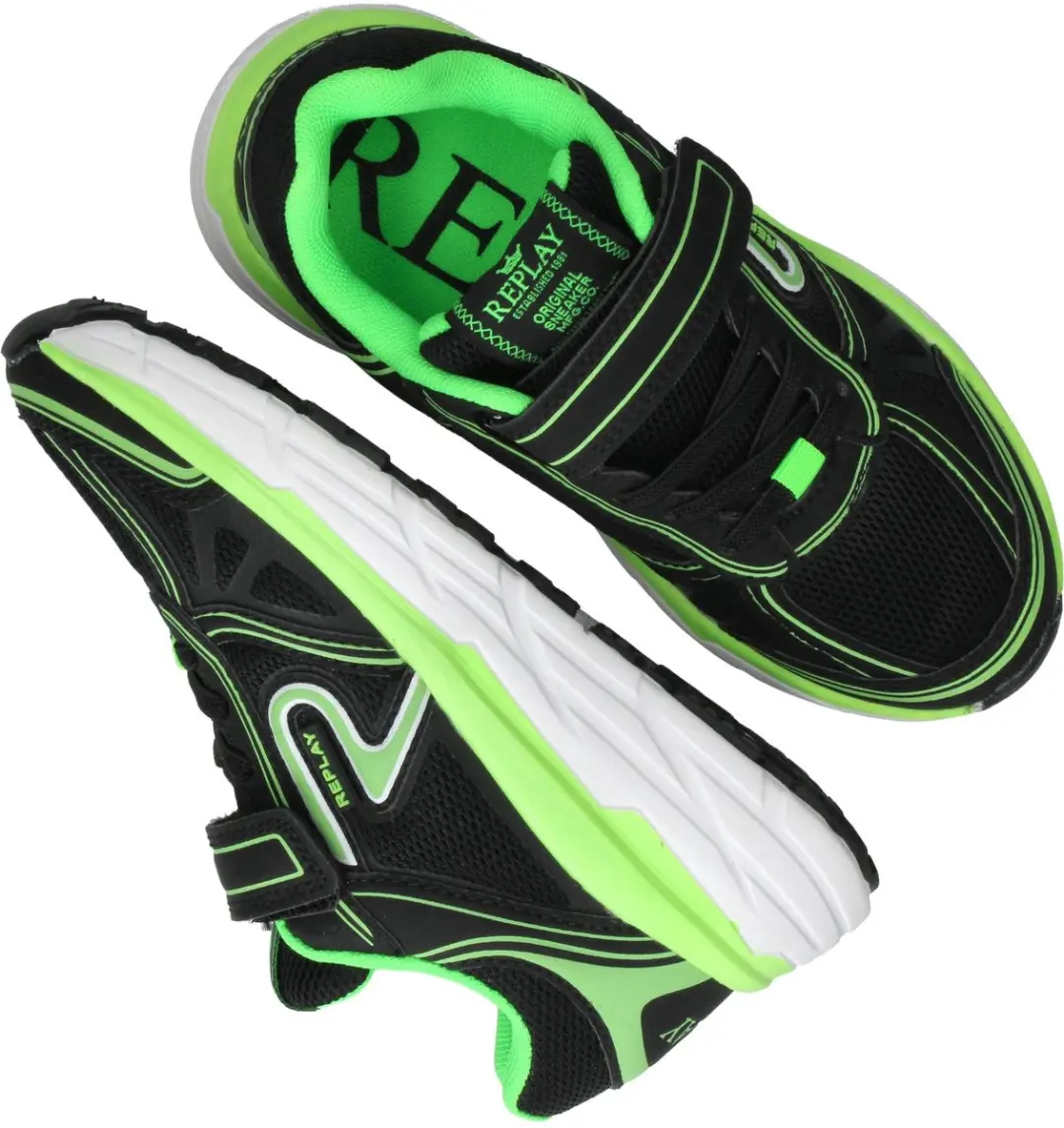 Replay Christal Sneakers - Jongens - Zwart - Maat:36 - afbeelding 6 van 6