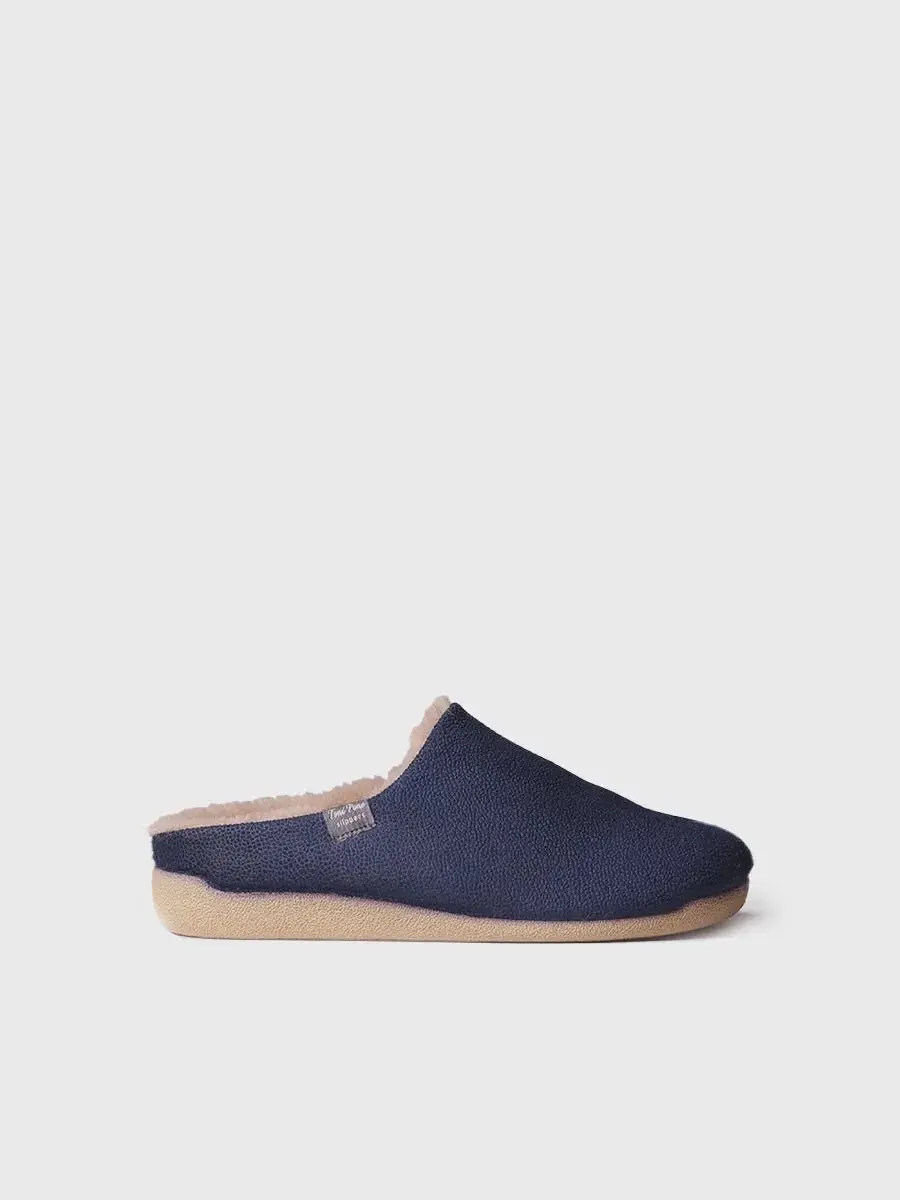 Herenslippers van stof