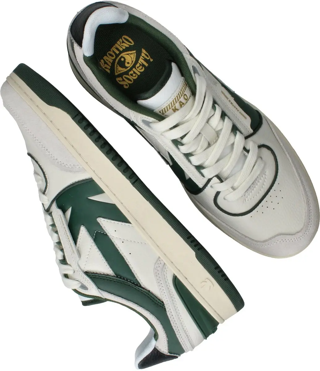 Kaotiko Boston Piping Sneakers - Heren - Groen - afbeelding 6 van 6