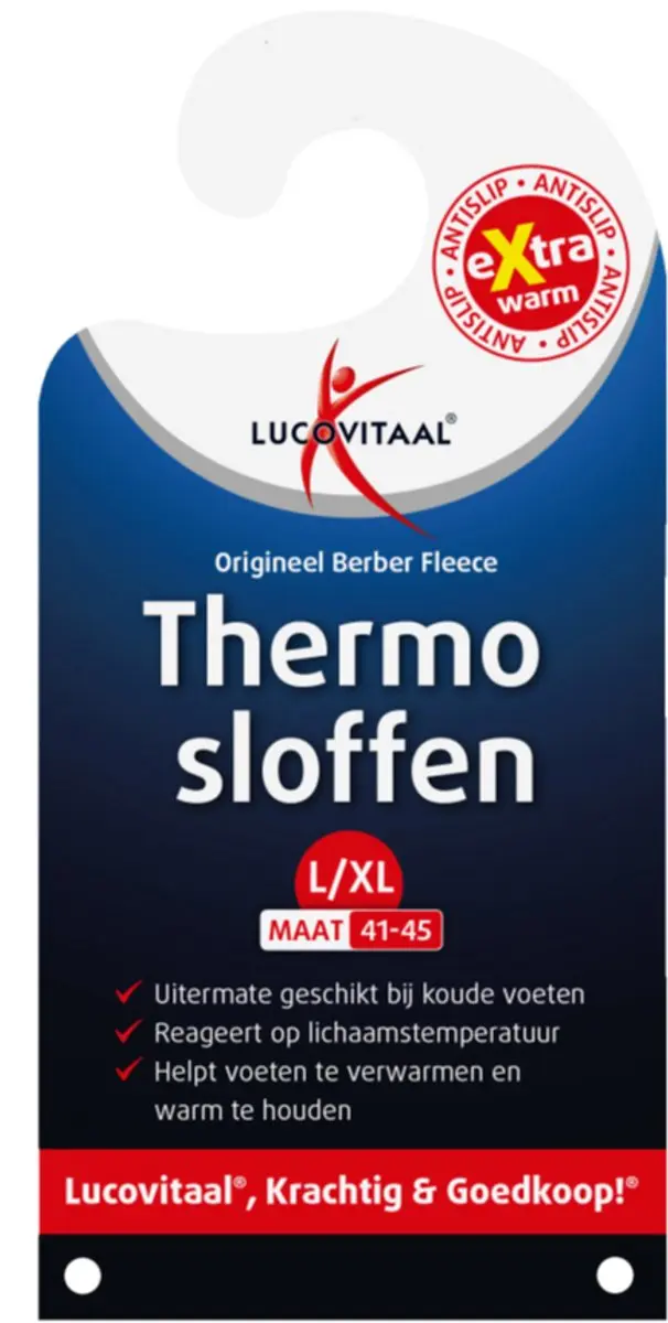 Lucovitaal Thermo Berber Slof 41-45 - Zwart - afbeelding 3 van 3