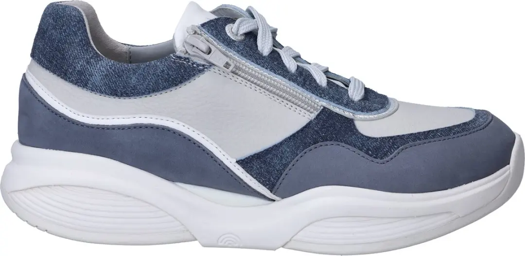 Dames Veterschoenen Xsensible Swx 11 Denim Combi Jeansblauw