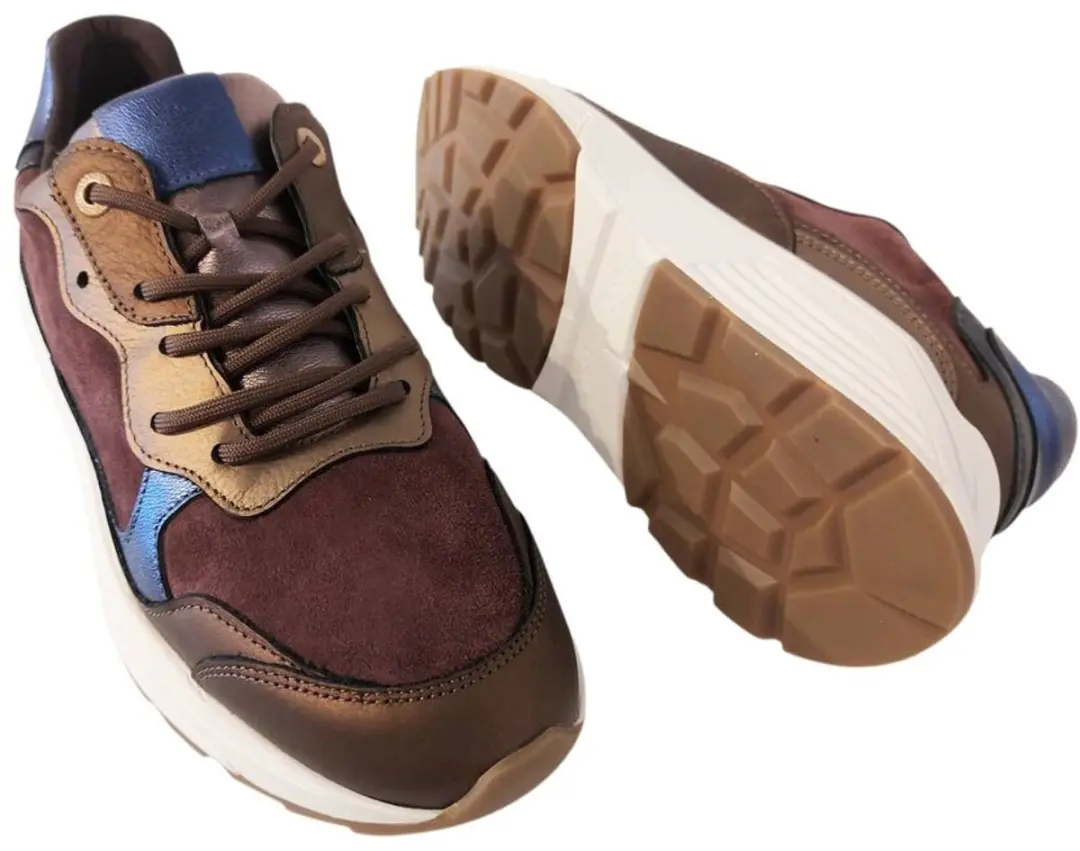 Xsensible Stretchwalker Sneaker 33011.5.358 - 40 - Bruin/Bordeaux - afbeelding 6 van 6