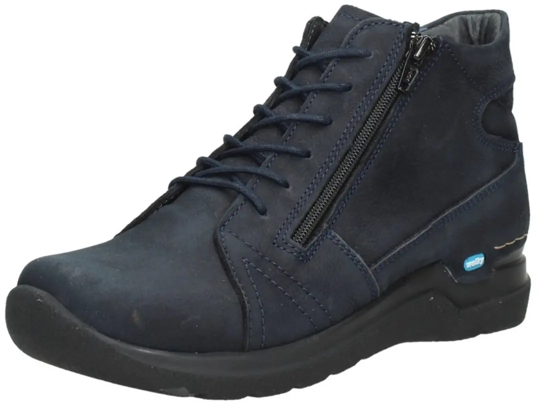 Wolky Why Veterschoenen Hoog - 44 - Blauw - afbeelding 4 van 6