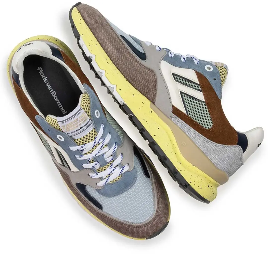Floris van Bommel Sfm-10154 De Treener Heren Schoenen - 45 - Beige - afbeelding 6 van 6