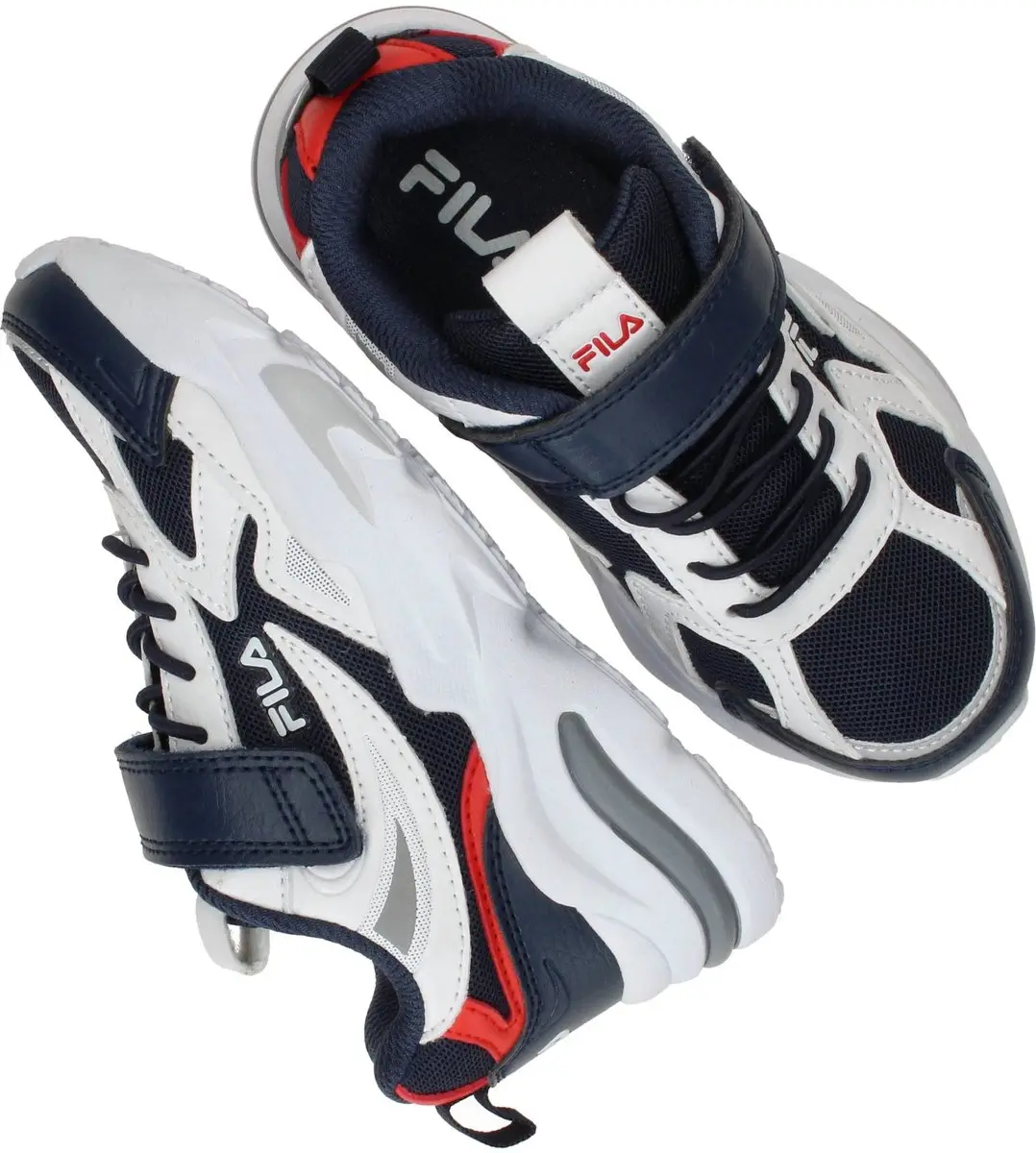Fila Madrun Velcro Sneakers - Jongens - Blauw - Maat 31 - afbeelding 6 van 6
