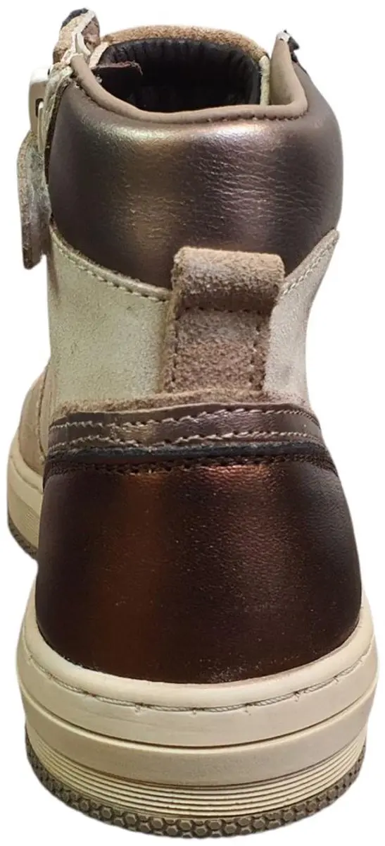Hip H1301 Sneakers Meisjes - Leren - Beige Maat 35 - afbeelding 5 van 6