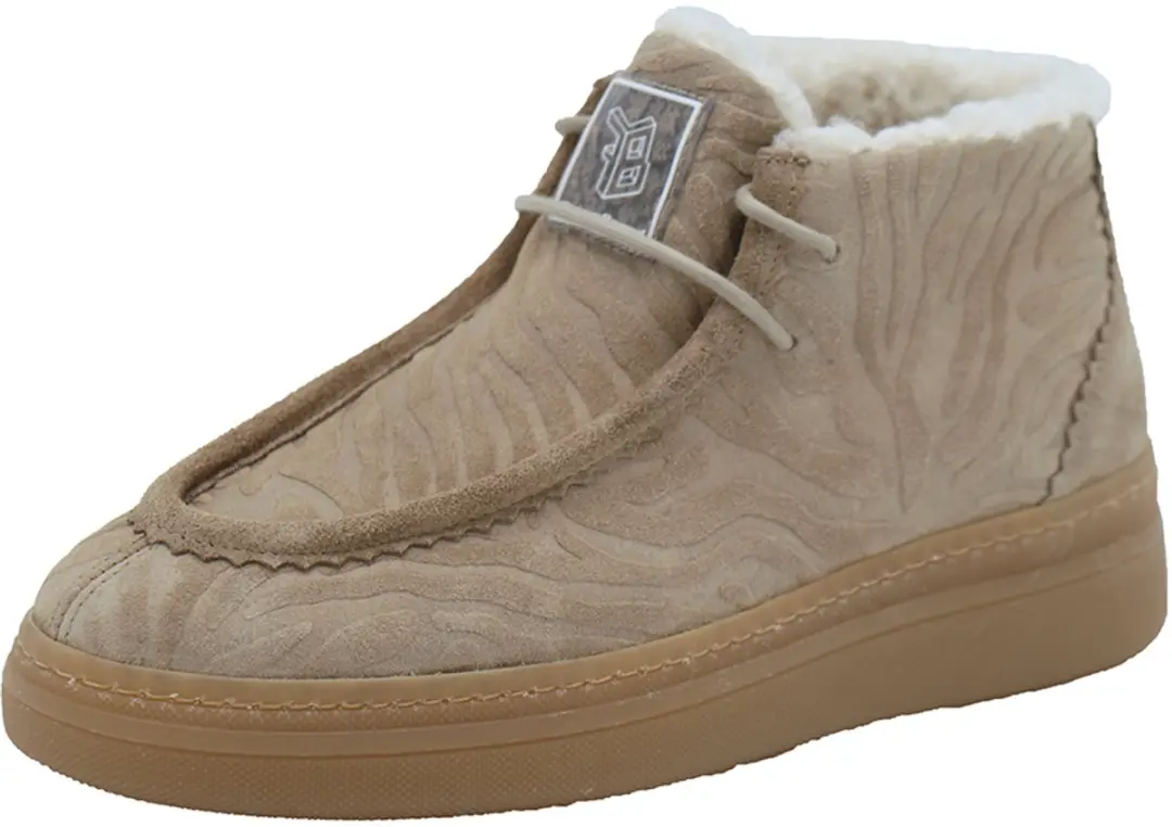 Floris van Bommel Fygi Sneakers - Beige - Maat 41 - afbeelding 3 van 6