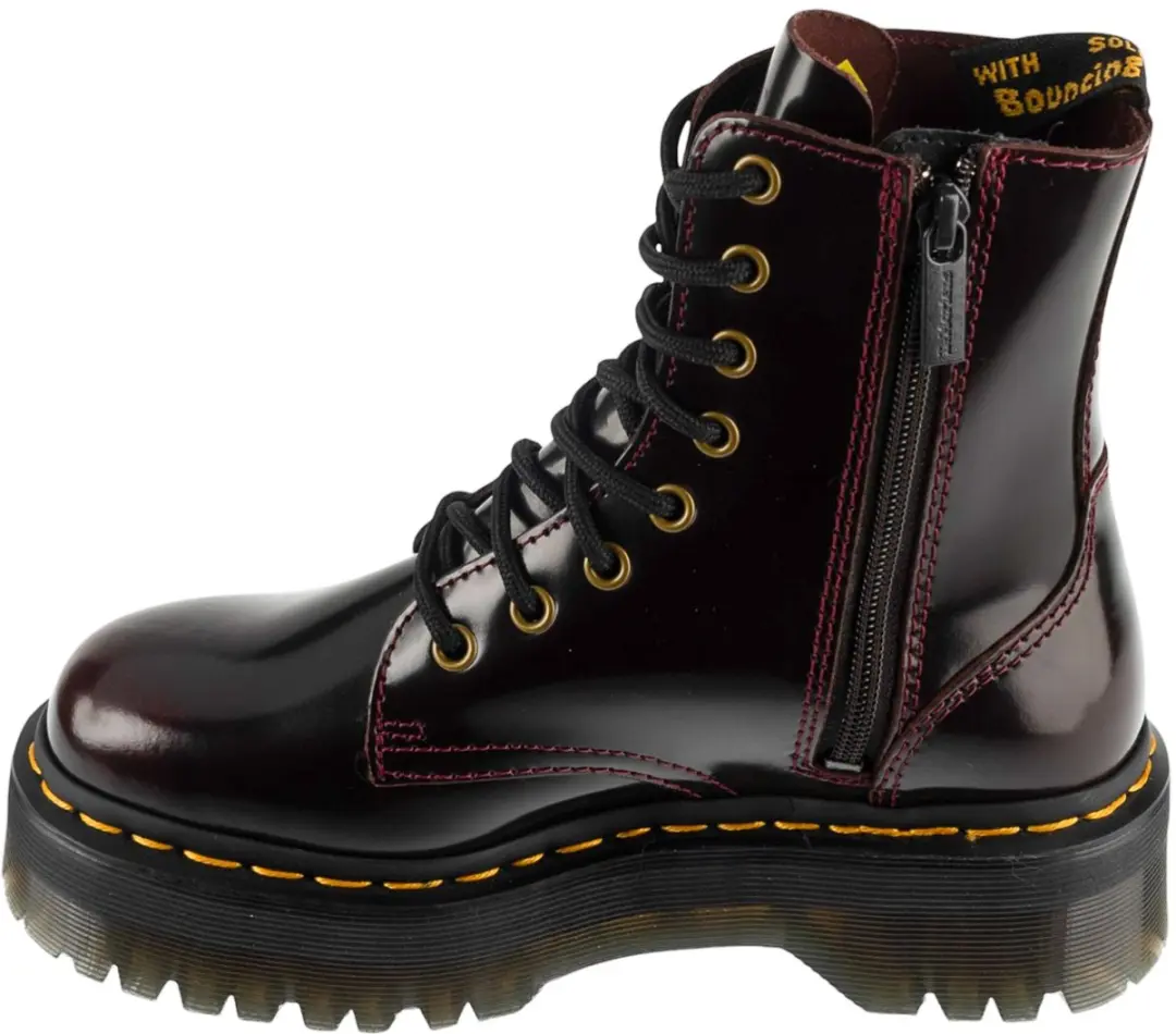 Dr. Martens Jadon Cherry Red Arcadia Dames Veterboots - Maat 37