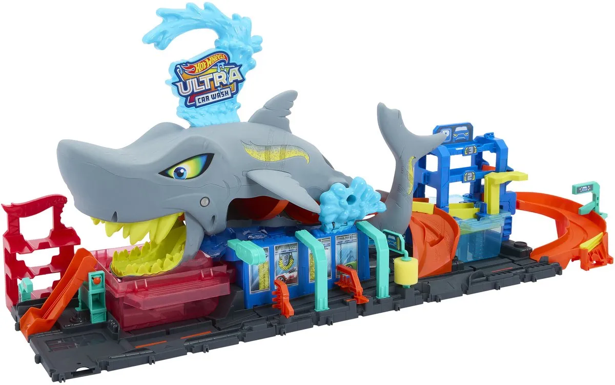 Hot Wheels Ultra Shark Racebaan HTN82 - Multicolor