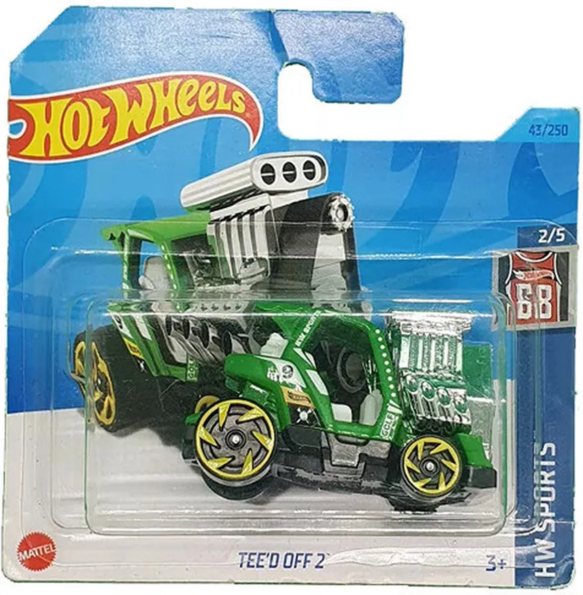 Hot Wheels Tee'd Off 2 HW Sports 2/5 43/250 Groene Modelauto