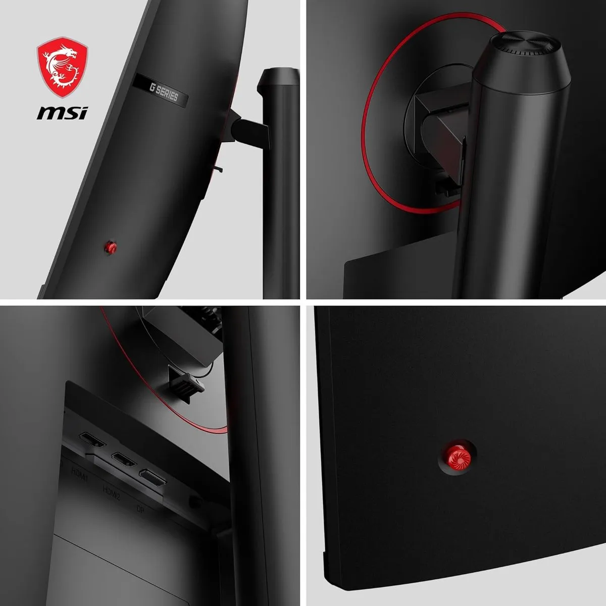 MSI G32CQ5P Curved Gaming Monitor 32" - 170Hz - QHD - afbeelding 6 van 6