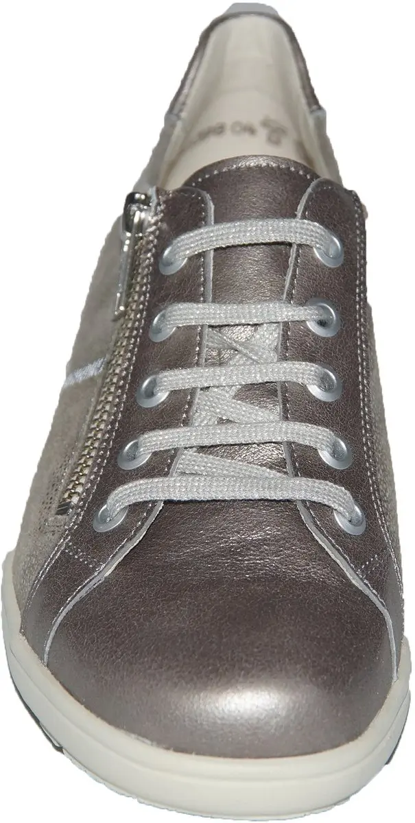 Solidus Heaven 27001-40448 Dames Veterschoenen - Taupe Metallic 36.5 - afbeelding 5 van 5
