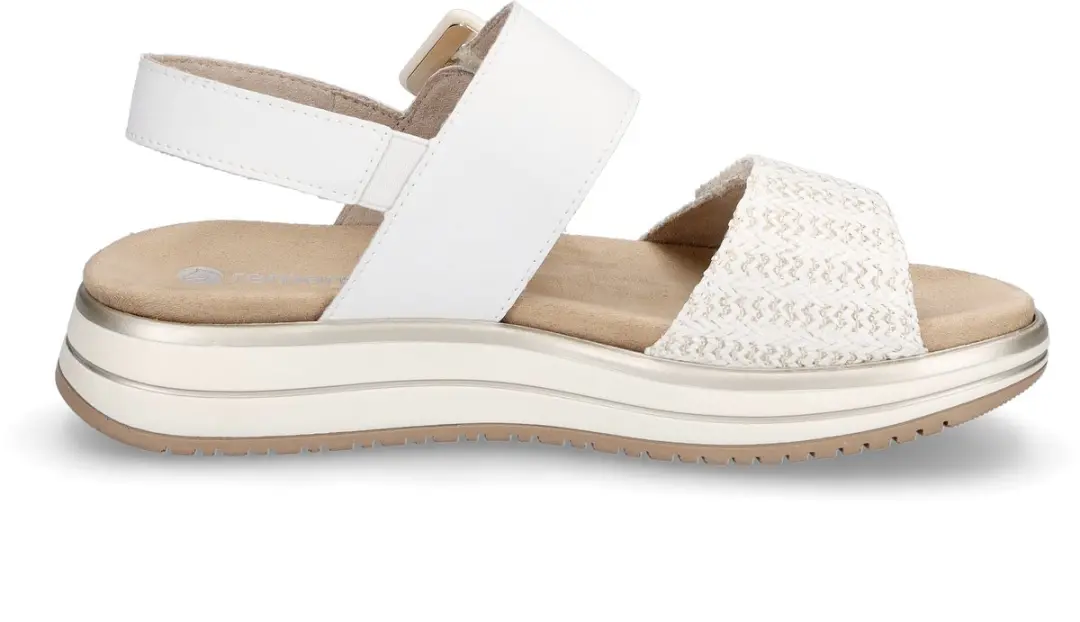 Remonte Sandalen Plat Sandalen Plat - wit - Maat 45 - afbeelding 2 van 6
